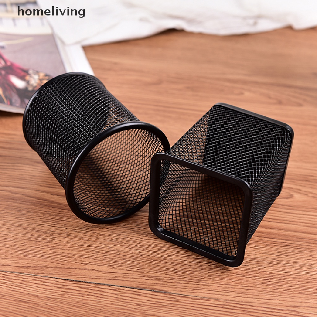 Giá Đỡ Bút / Thước Kẻ Để Bàn Dạng Lưới Tiện Dụng Cho Văn Phòng