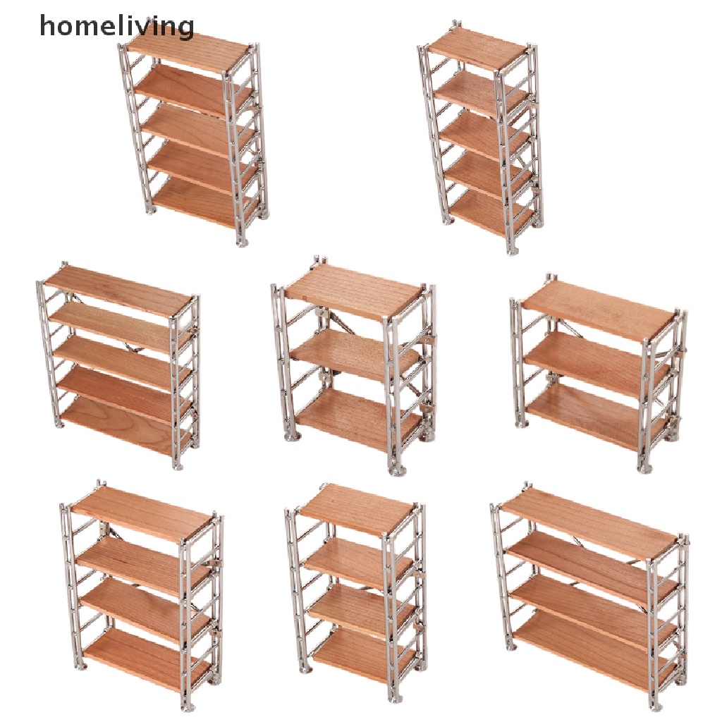 Kệ Đứng Đựng Sách / Đồ Chơi Siêu Thị Trang Trí Nhà Búp Bê Tỉ Lệ 1: 12