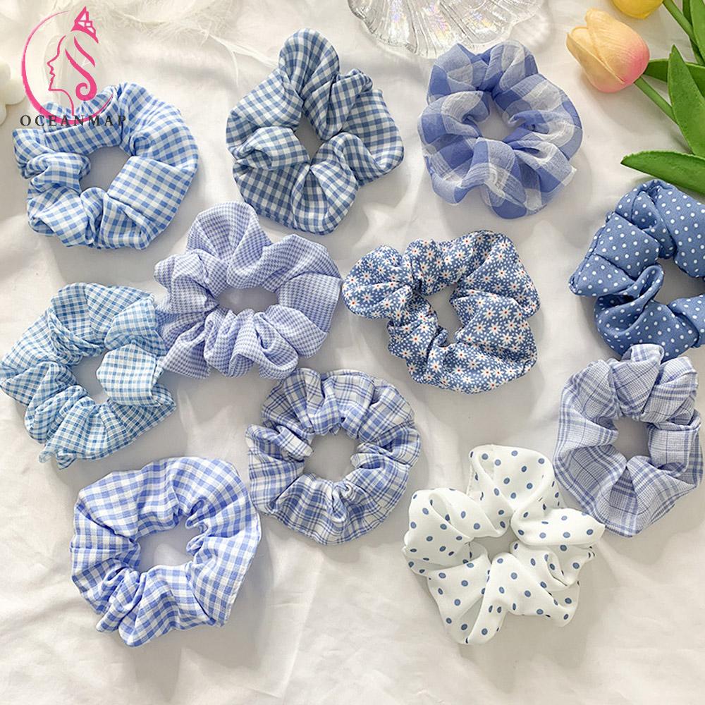 Dây Buộc Tóc Co Dãn Họa Tiết Hoa Thời Trang Cho Nữ