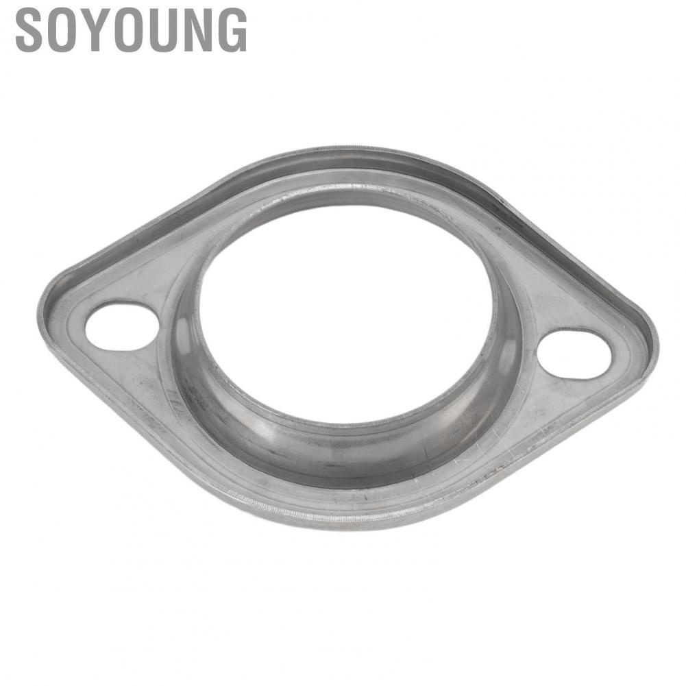 Soyoung Flange Gasket Connection Adapter  Exquisite Appearance Professional Stainless Steel Fitting High Temperature Resistant for Car