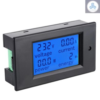 AC80-260V 20A Digital LCD Current Voltage Active Power Energy Detection Tester Multi-functional Meter Ammeter Voltmeter