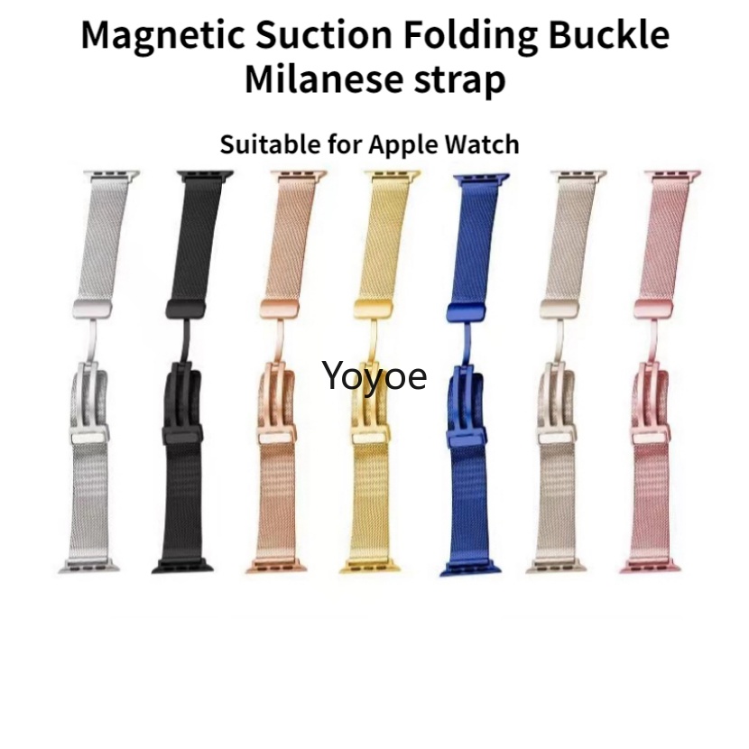 Dây Đeo Milanese Cho Đồng Hồ Thông Minh Apple Watch 40mm 41mm 42mm 44mm 45mm 42mm iWatch 8 Ultra 49mm 7 6 5 3 2 1