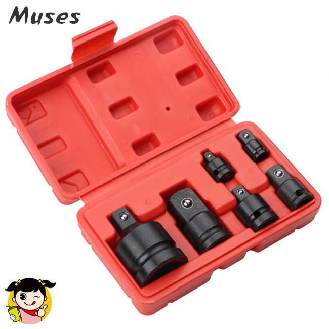 Set 6 Đầu Nối Chuyển Đổi Ổ Cắm Khí Nén 1 / 2 &quot;Sang 3 / 4&quot; Chuyên Dụng Sửa Chữa Ô Tô