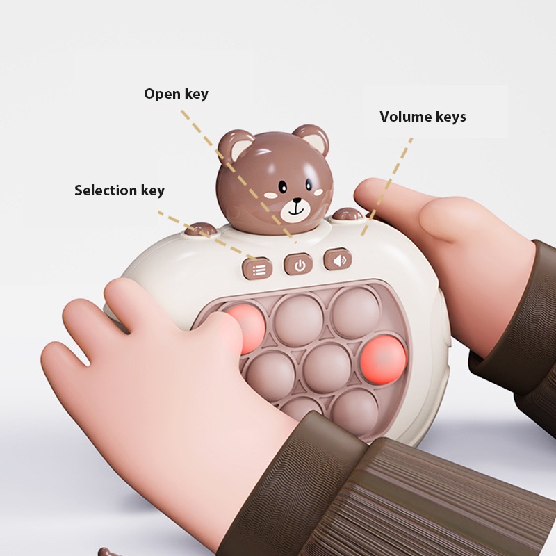 Máy Chơi Game Đẩy Bong Bóng Nhanh Chóng Đồ Chơi Giáo Dục Cho Trẻ Em Trai Và Bé Gái Mới