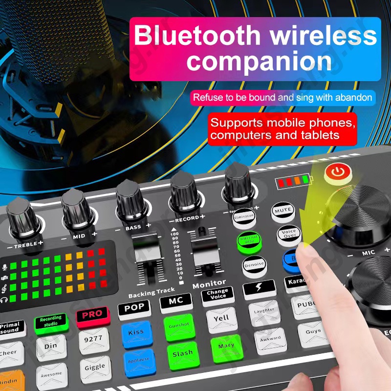 Thẻ Âm Thanh Bluetooth Hỗ Trợ Livestreaming Podcastinging