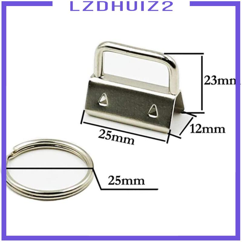 Bộ 10 Móc Khóa Bằng Kim Loại Có Móc Khóa Tiện Dụng