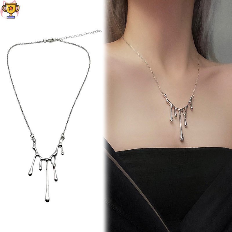 Vòng cổ Mặt Giọt Nước Thời Trang Hip Hop