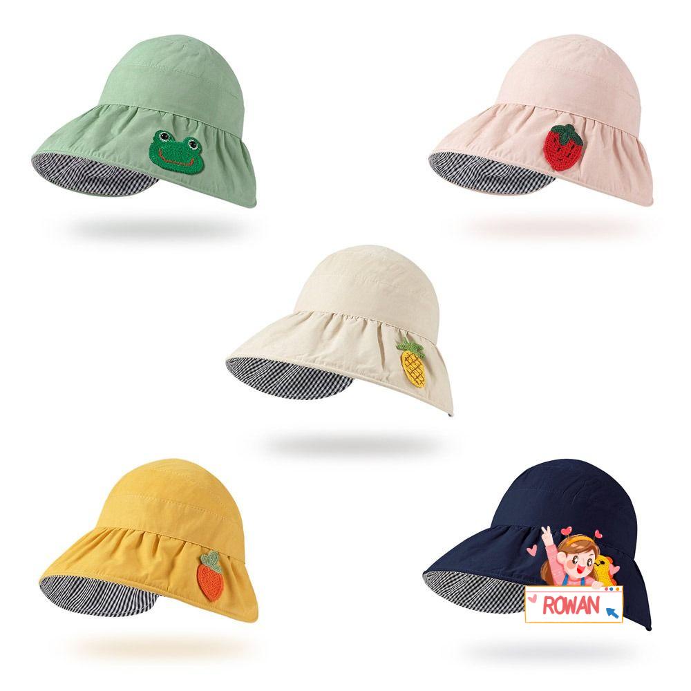 Nón Vành Rộng Hai Mặt Chống Tia UV Thời Trang Dành Cho Bé Trai Và Bé Gái
