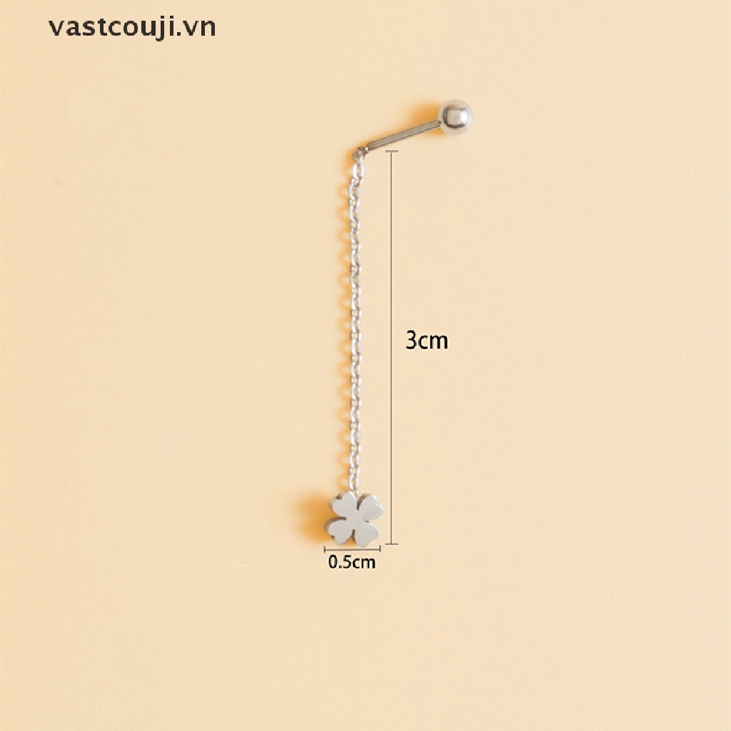 Khuyên Tai Chuỗi Dài Tua Rua Phong Cách Đơn Giản Cho Nữ