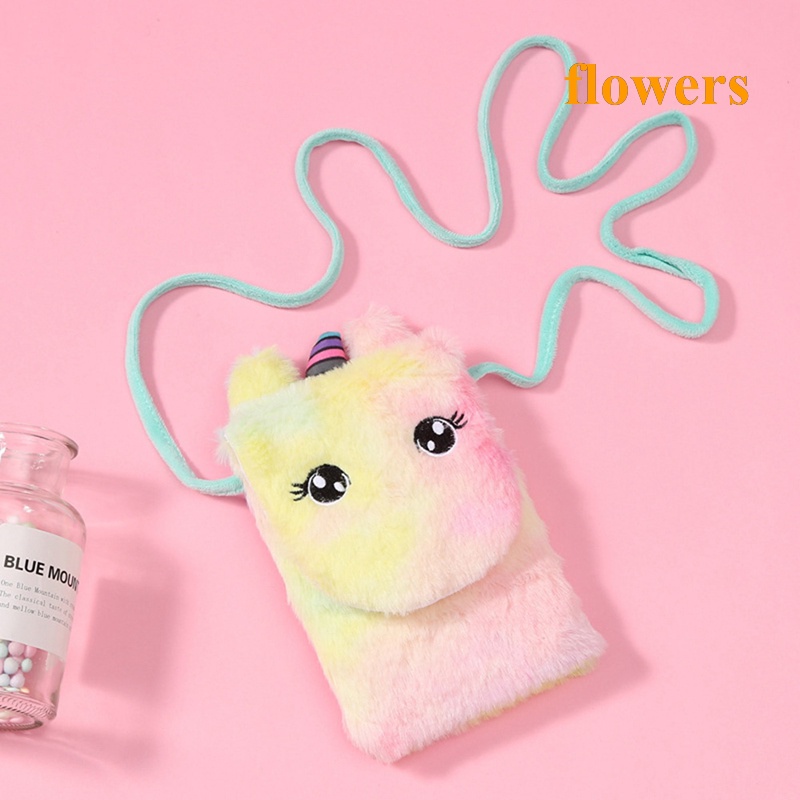 Túi Đeo Chéo Vai Hình Kỳ Lân Cầu Vồng Thời Trang Sành Điệu Cho Nữ