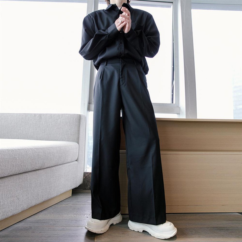 Quần Dài Ống Rộng Phong Cách Đường Phố Cá Tính Cho Nam