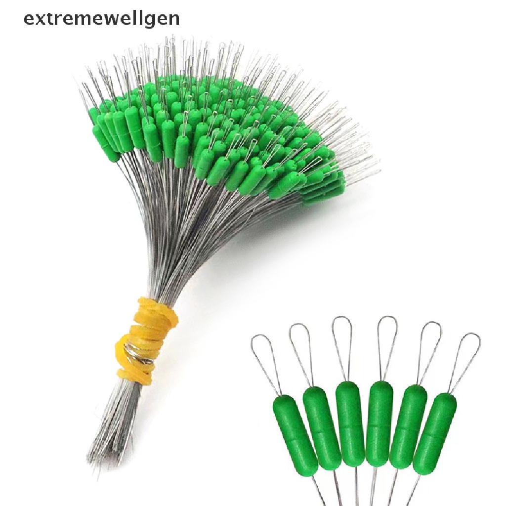 Set 300 Phụ Kiện Câu Cá Bằng Silicon Màu Đen Hình Oval