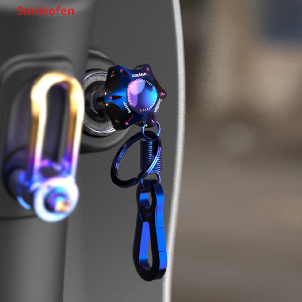 [Smileofen] Móc Chìa Khóa CNC Đầu Lục Giác Bằng Titan Thông Dụng Cho Xe Máy Mới