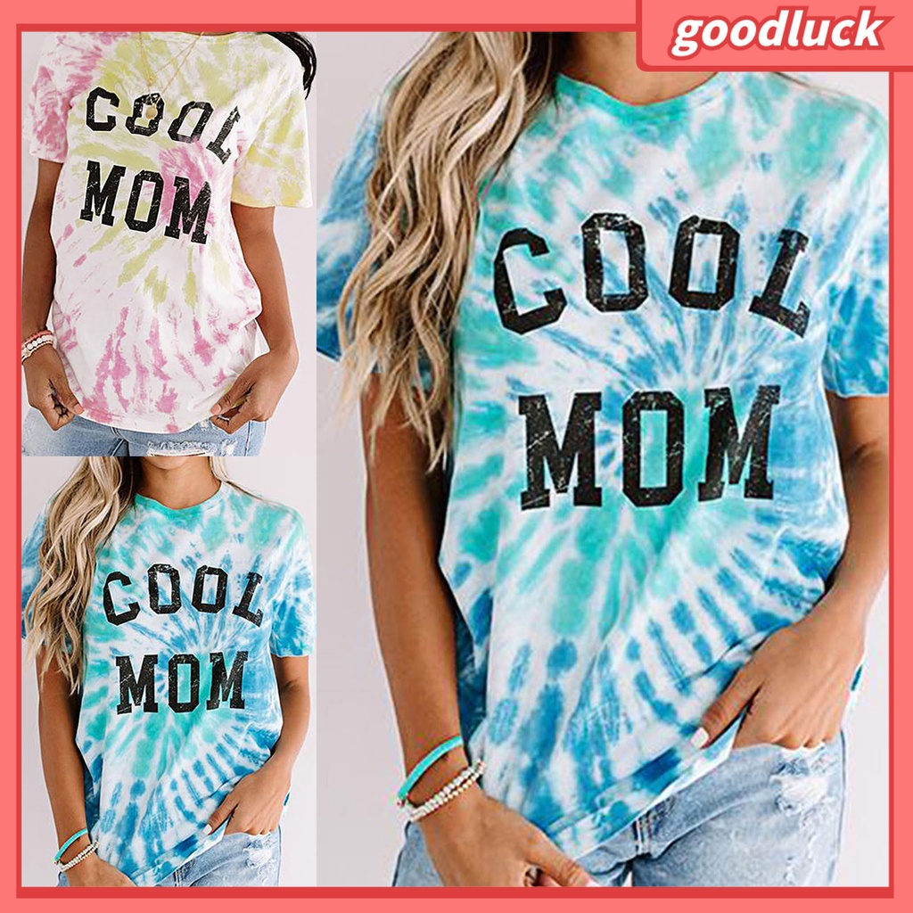 Áo Thun Tay Ngắn In Chữ Thân Thiện Với Da Thời Trang Mùa Hè Cho Nữ