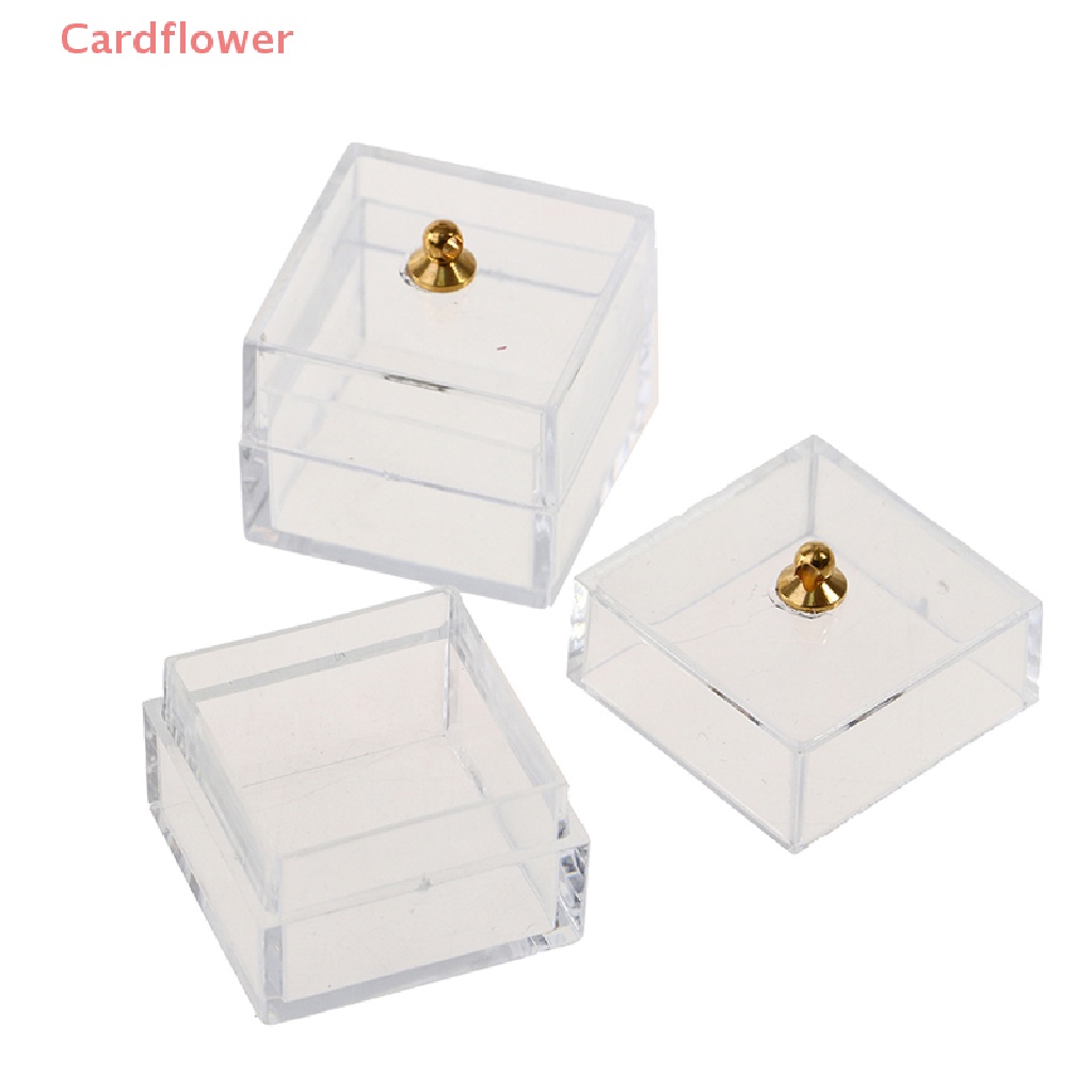 Lọ Thủy Tinh Đựng Kẹo Mini Hình Gấu Dễ Thương Cho Nhà Búp Bê Mới