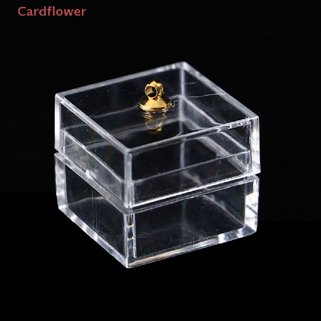 Lọ Thủy Tinh Đựng Kẹo Mini Hình Gấu Dễ Thương Cho Nhà Búp Bê Mới