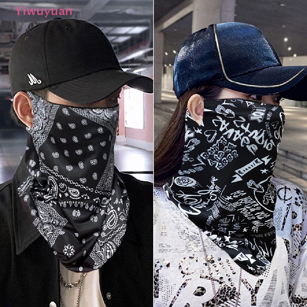 1 Khẩu Trang Yiwuyuan Chống Tia UV Thời Trang Mùa Hè Dành Cho Nam Và Nữ
