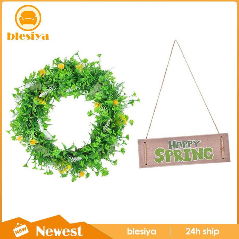 [Blesiya] Vòng Hoa Treo Cửa Trước Trang Trí Lễ Hội Phục Sinh