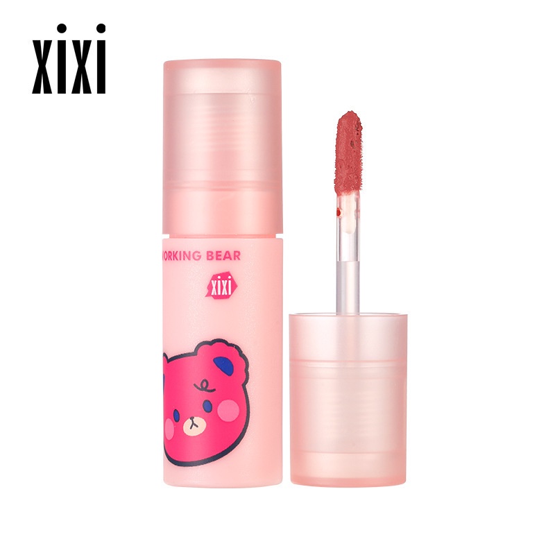 XIXI Son Kem Tông Dâu Tây Và Gấu Đáng Yêu Cho Nữ