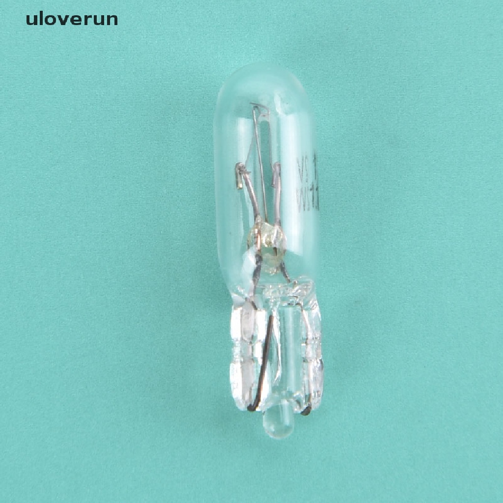 Set 10 Bóng Đèn Thủy Tinh 12V 1.2W T5 Gắn Bảng Điều Khiển Dành Cho Ô Tô