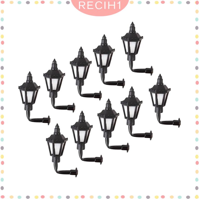 Set 10 Mô Hình Cân Đèn LED Mini Trang Trí Nhà Búp Bê / Lối Đi Độc Đáo