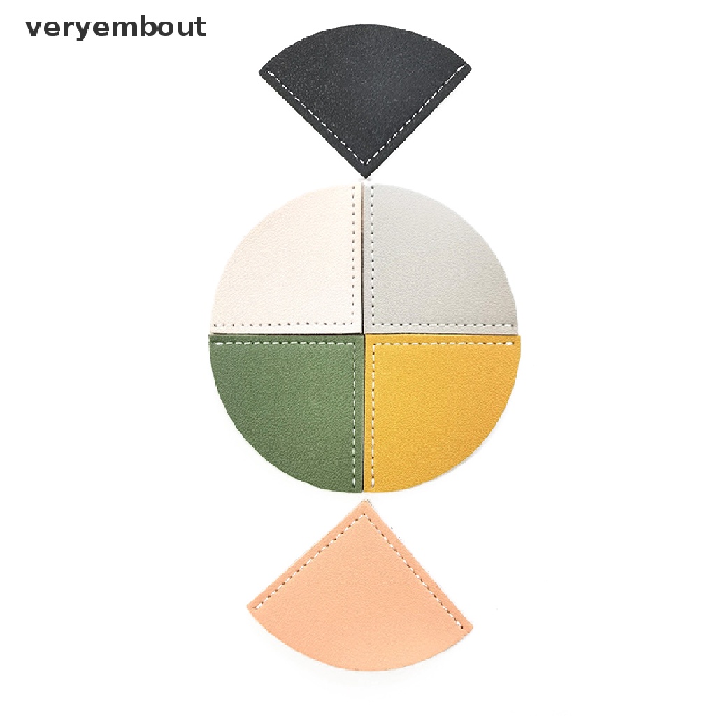 Thẻ Đánh Dấu Trang Sách Mini Bằng Da Phong Cách Vintage