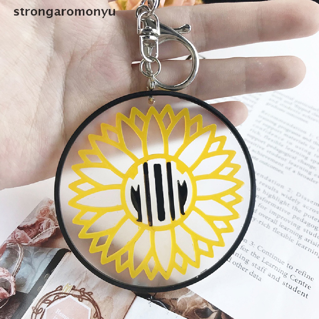 Khuôn Silicone Làm Mặt Dây Chuyền DIY Hình Gấu MAMA / Hoa Hướng Dương