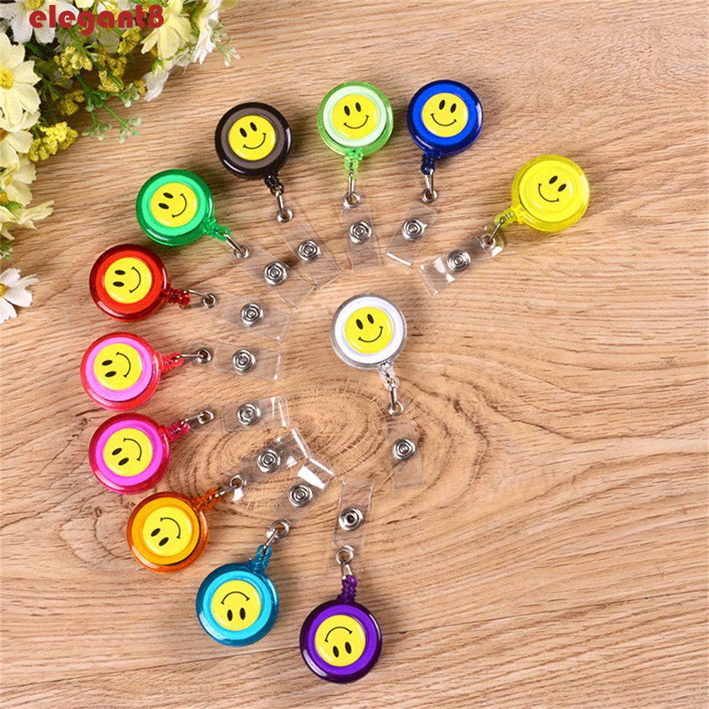 Kẹp Giữ Thẻ ID / Thẻ ID / Huy Hiệu Có Thể Thu Gọn Tiện Dụng Cho Học Sinh / Y