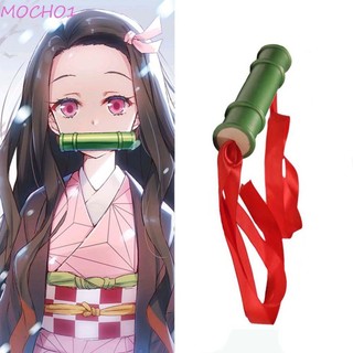 Phụ kiện ống tre bằng nhựa làm đạo cụ hóa trang nhân vật anime Demon Slayer Kimetsu no Yaiba