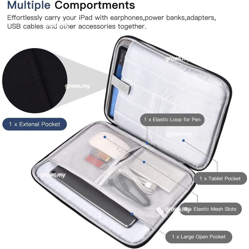 Túi Đựng Máy Tính Bảng iPad 9.7 2018 2017 5th 6th Gen iPad 10th Gen 10.9 "2022 9th 10.2 8th 7th Pro 12.9 11 2022 10.5 Air 5 4 2