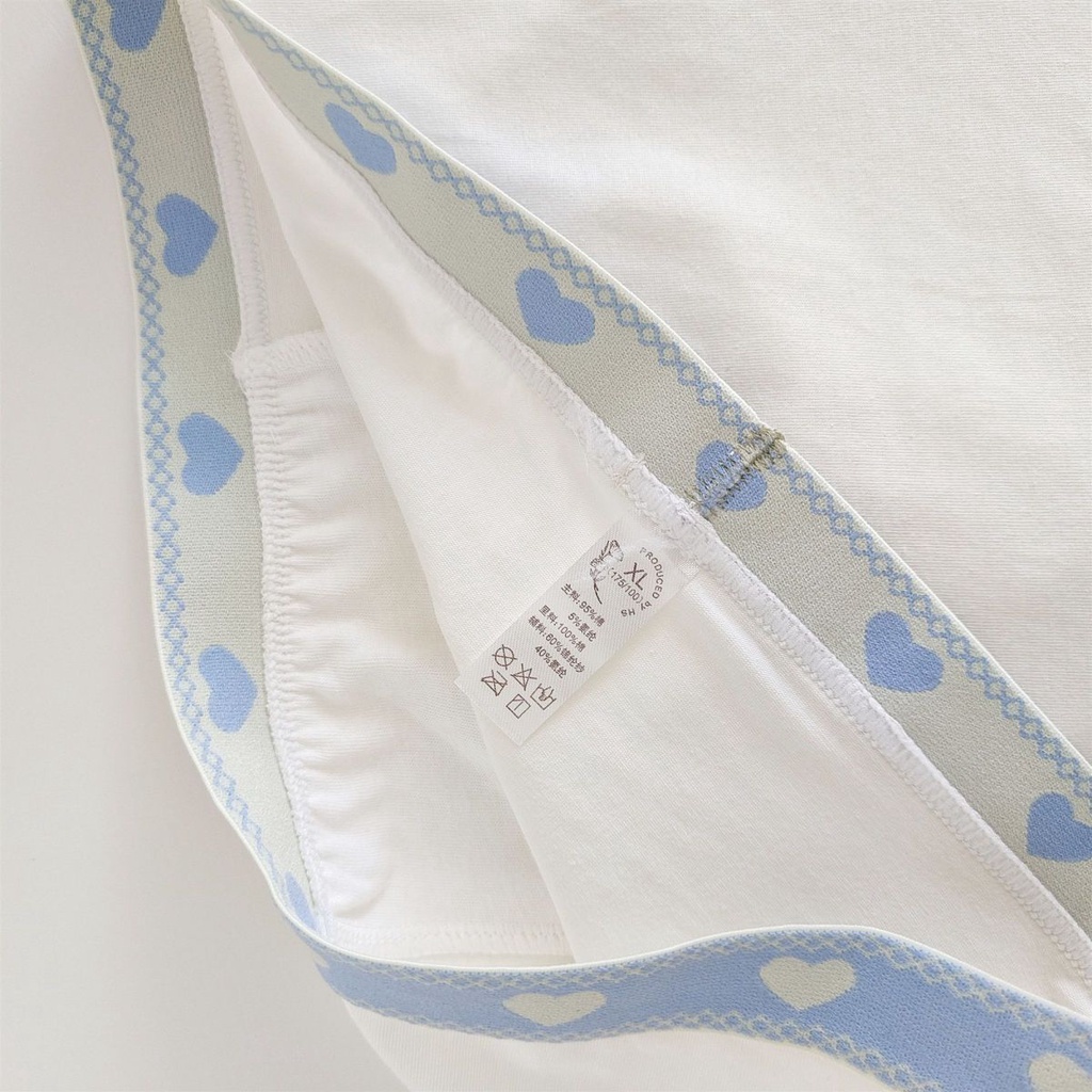 Quần Lót Cotton Nguyên Chất Lưng Vừa Thoải Mái Dễ Thương Cho Cặp Đôi