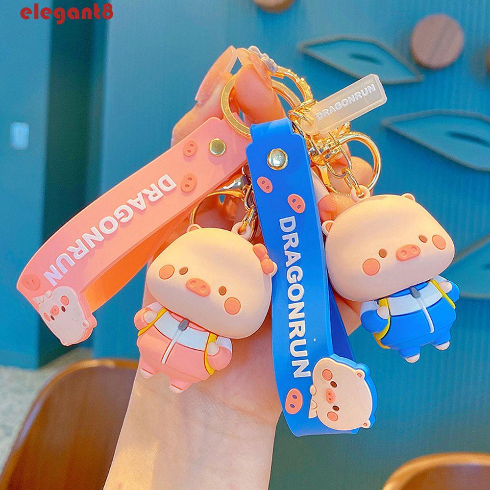 Móc Khóa Hình Heo Nhồi Bông Dễ Thương Đáng Yêu