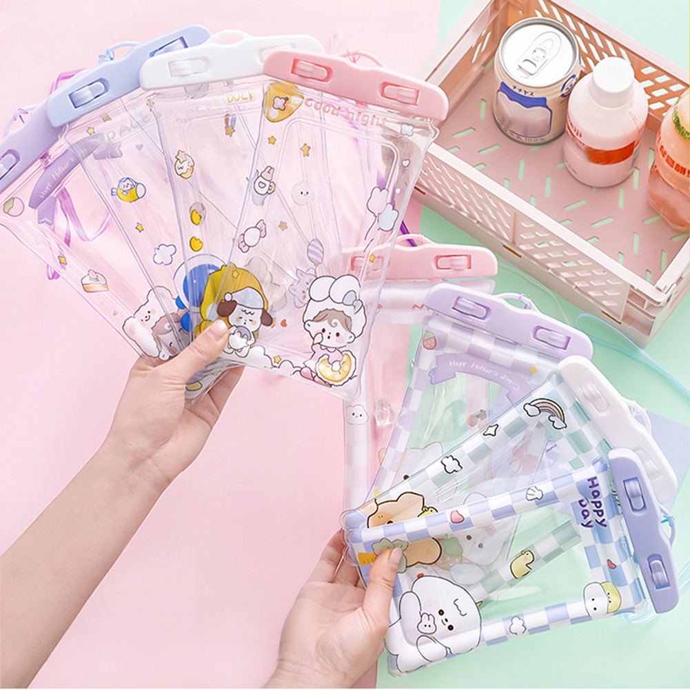 Túi Đựng Điện Thoại Trong Suốt Chống Thấm Nước / Bụi Bẩn Tiện Dụng Ốp