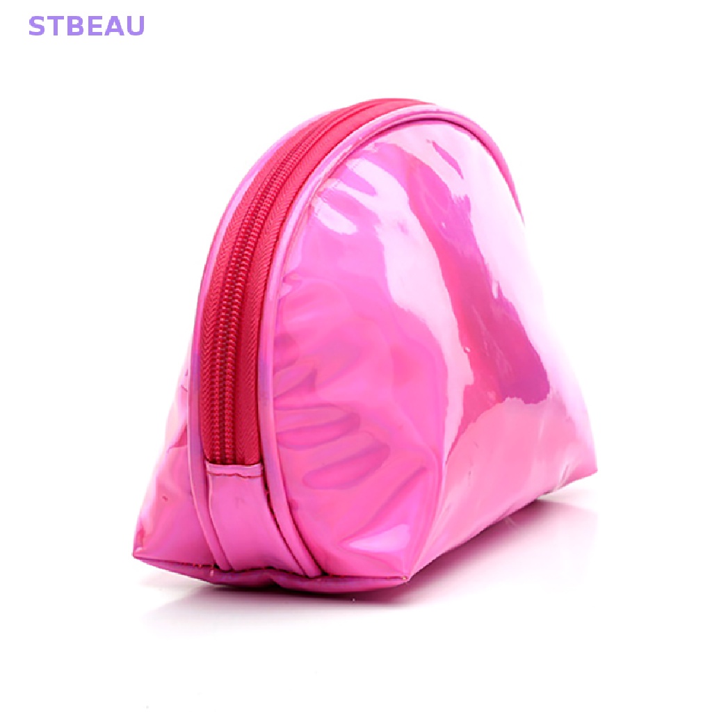 1 Túi Đựng Mỹ Phẩm Bằng PU Chống Thấm Nước Màu Laser