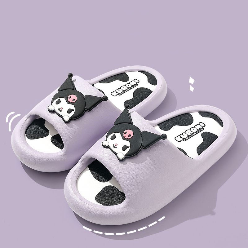 SANRIO Dép Mềm Chống Thấm Nước Họa Tiết Hoạt Hình Dễ Thương Cho Nữ