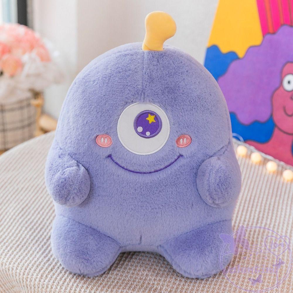 Thú Nhồi Bông Hình Nhân Vật Anime Mắt To Mềm Mại Trang Trí Nhà Cửa