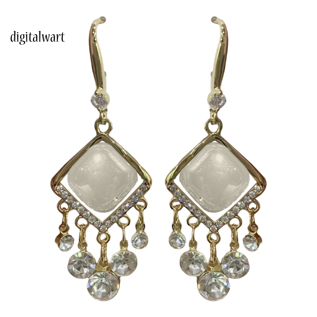 Kỹ Thuật Số| 1 Đôi Bông Tai Tua Rua Đính Đá Lấp Lánh Phong Cách Bohemia Dành Cho Nữ