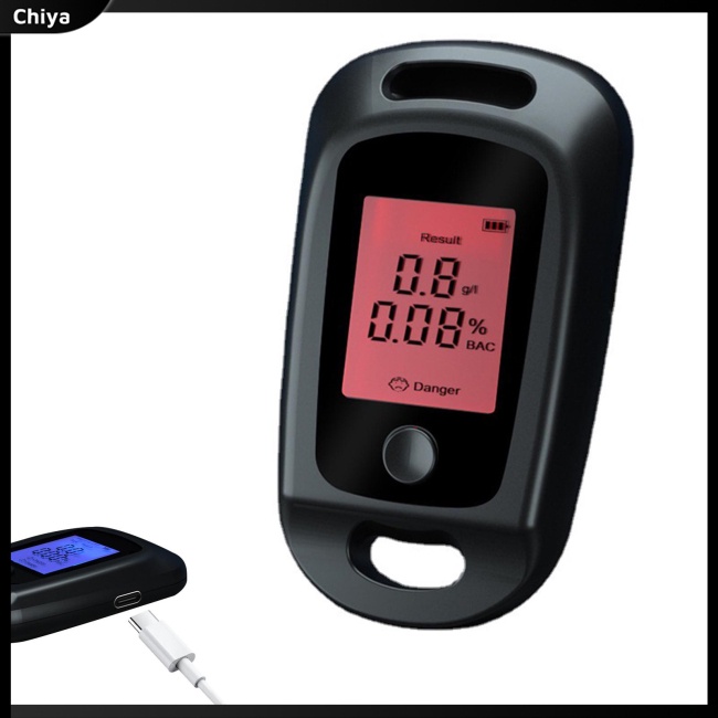 Máy Kiểm Tra Hơi Thở Kỹ Thuật Số Cầm Tay Độ Chính Xác Cao Có Thể Sạc Lại Bằng Cổng Usb