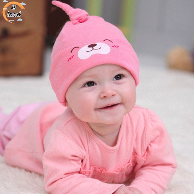 Mũ Trùm Đầu Chất Liệu Cotton Co Giãn Thời Trang Cho Bé