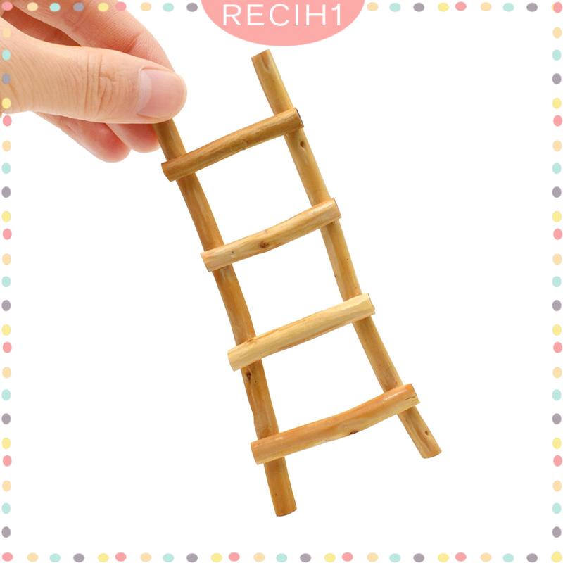 Thang Gỗ Mini Tỉ Lệ 1: 12 Dùng Trang Trí Sân Vườn 1 / 12