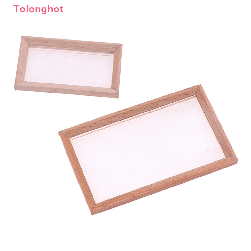 1 Mô Hình Khay Trưng Bày Đồ Nội Thất mini Bằng acrylic Cho Nhà Búp Bê