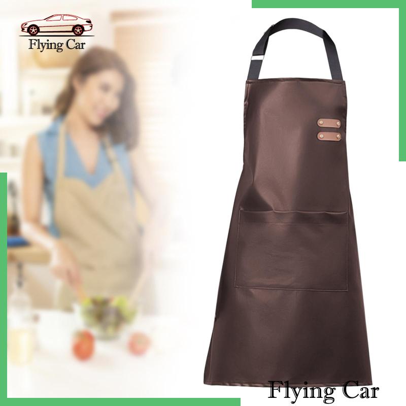 Tạp Dề Nấu Ăn Có Túi Lớn Chống Nước DIY Cho Nữ [Lzdjfmy2]