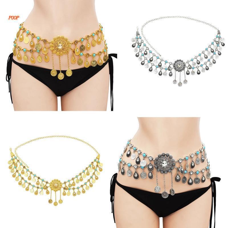 Dây Đeo Hông Đính Đồng Xu Dùng Múa Bụng