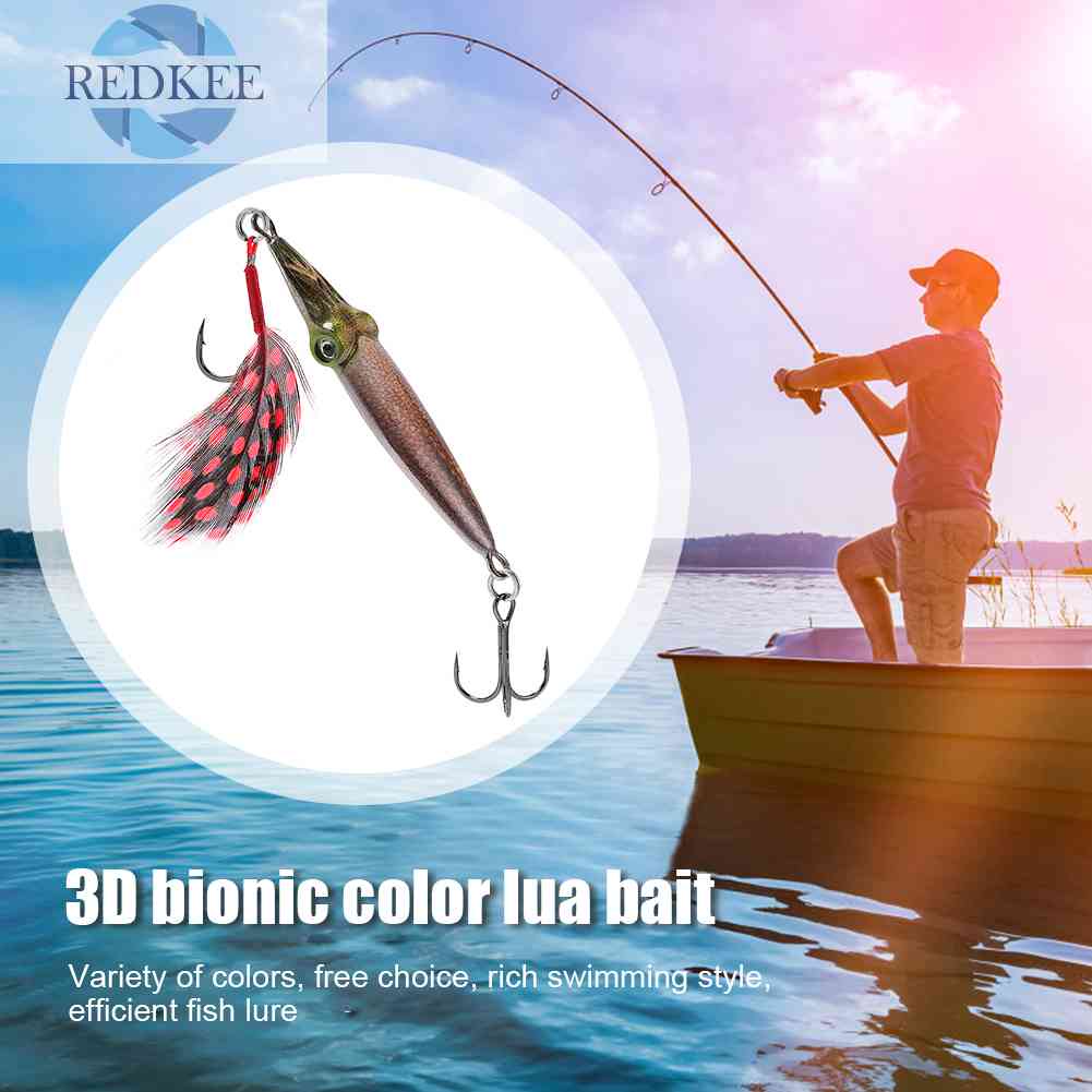 Mồi Câu Cá Nhân Tạo 3D 66mm Có Hiệu Ứng Phát Sáng