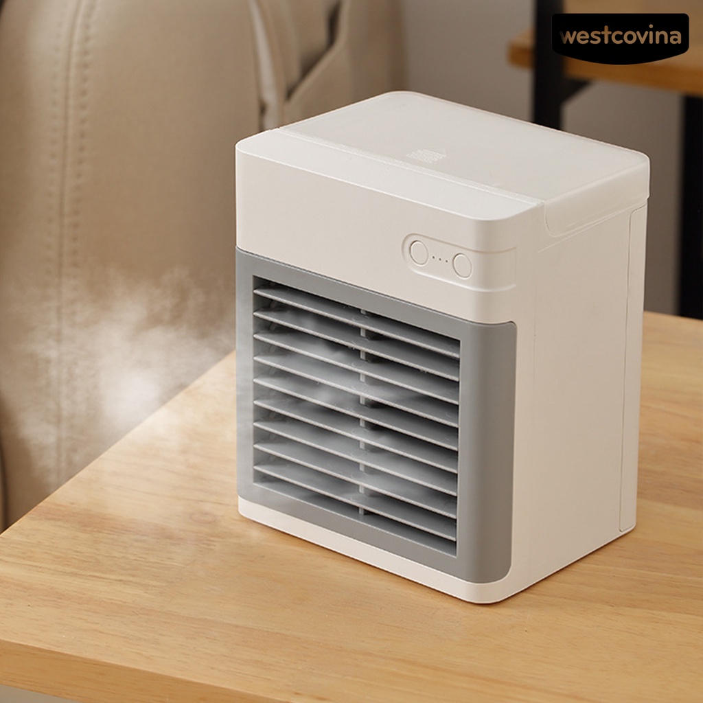 W🅢Quạt Phun Sương Làm Mát Không Khí Dung Tích Lớn 2 Màu Tùy Chọn
