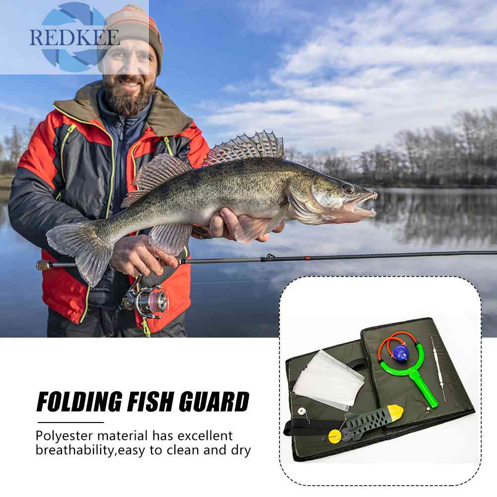 Bộ Thảm Trải Đa Năng Trọng Lượng Nhẹ Kèm Lồng Mồi Câu Cá Tiện Dụng