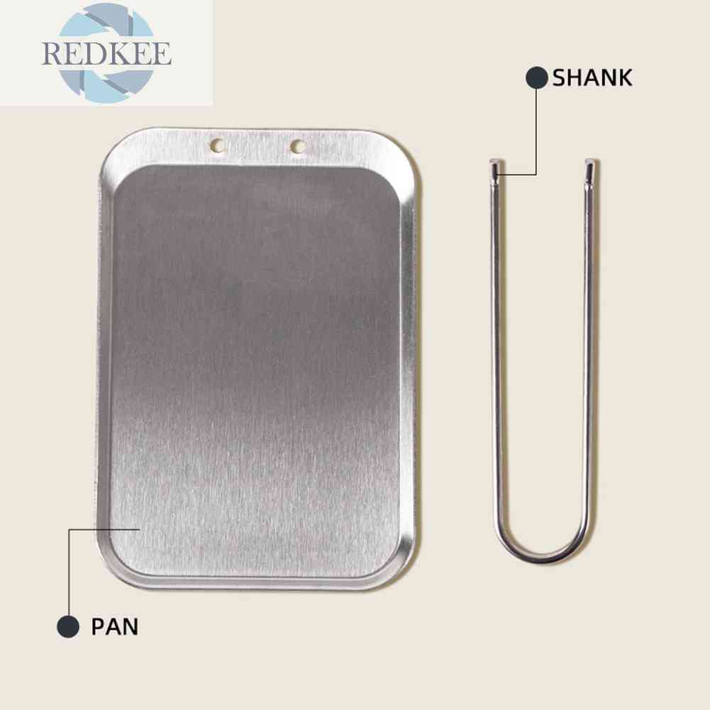 Đĩa Nướng Bbq Bằng Thép Không Gỉ Có Tay Cầm Có Thể Tháo Rời Tiện