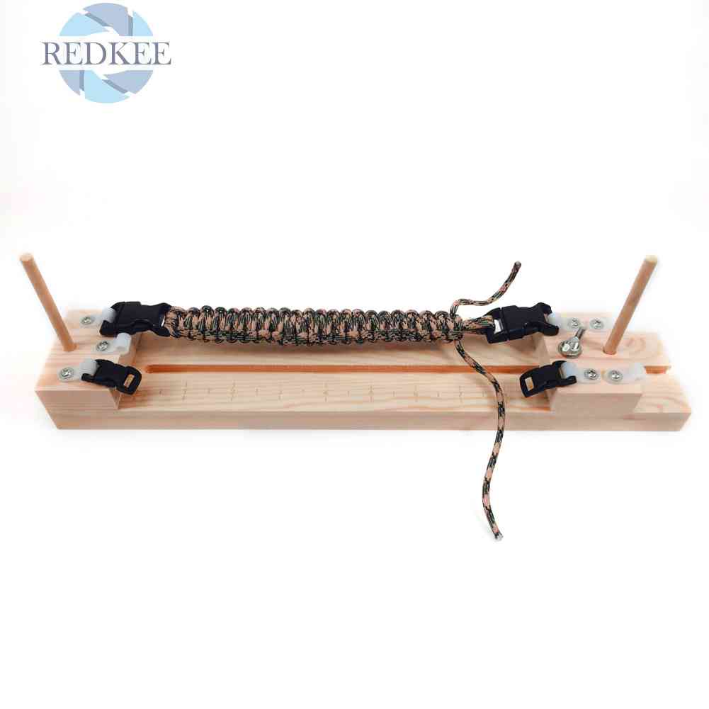 Bộ Dụng Cụ Dệt Vòng Đeo Tay Bằng Gỗ Có Thể Điều Chỉnh Độ Dài