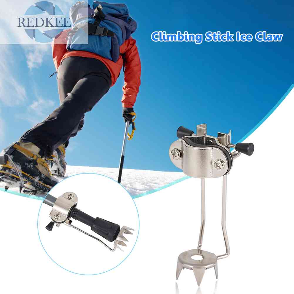 Phụ Kiện Đầu Gậy Leo Núi Bằng Thép Không Gỉ Chống Trượt