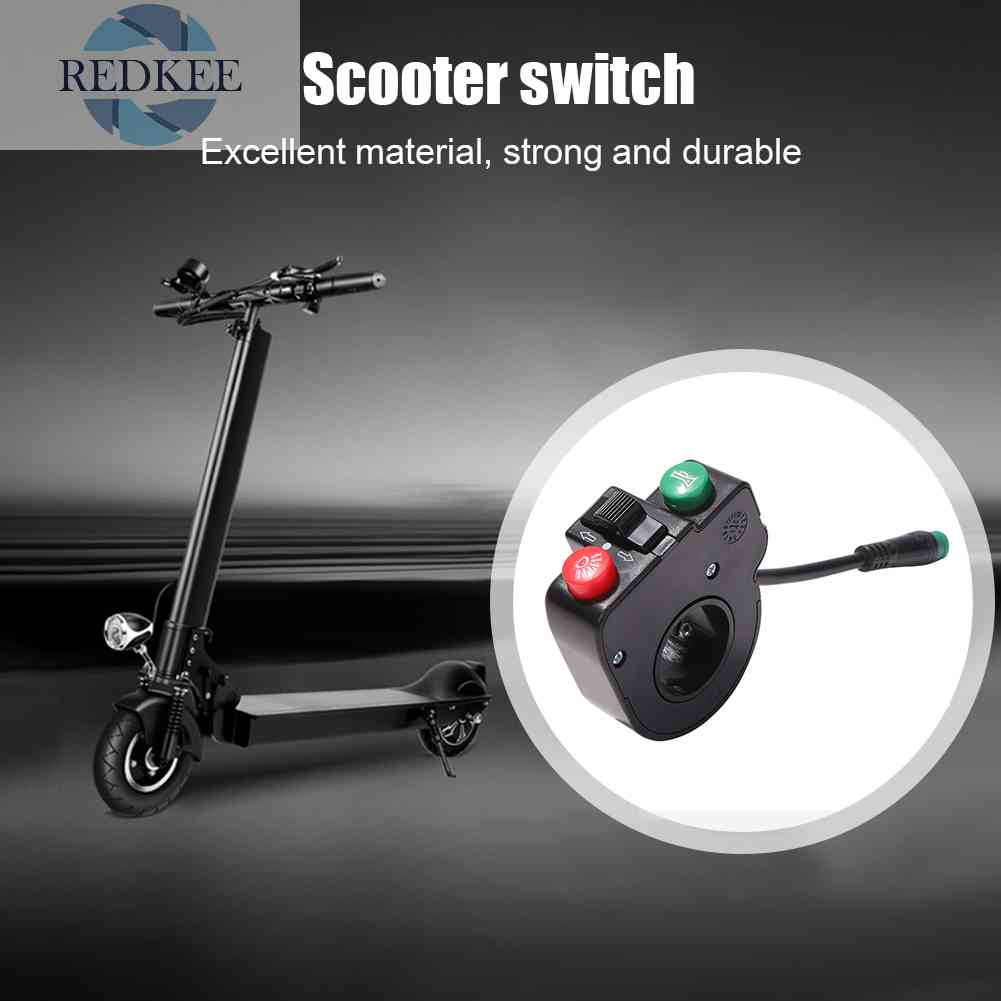 Bộ Công Tắc Đèn Pha / Còi / Xi Nhan Gắn Tay Lái Xe Scooter